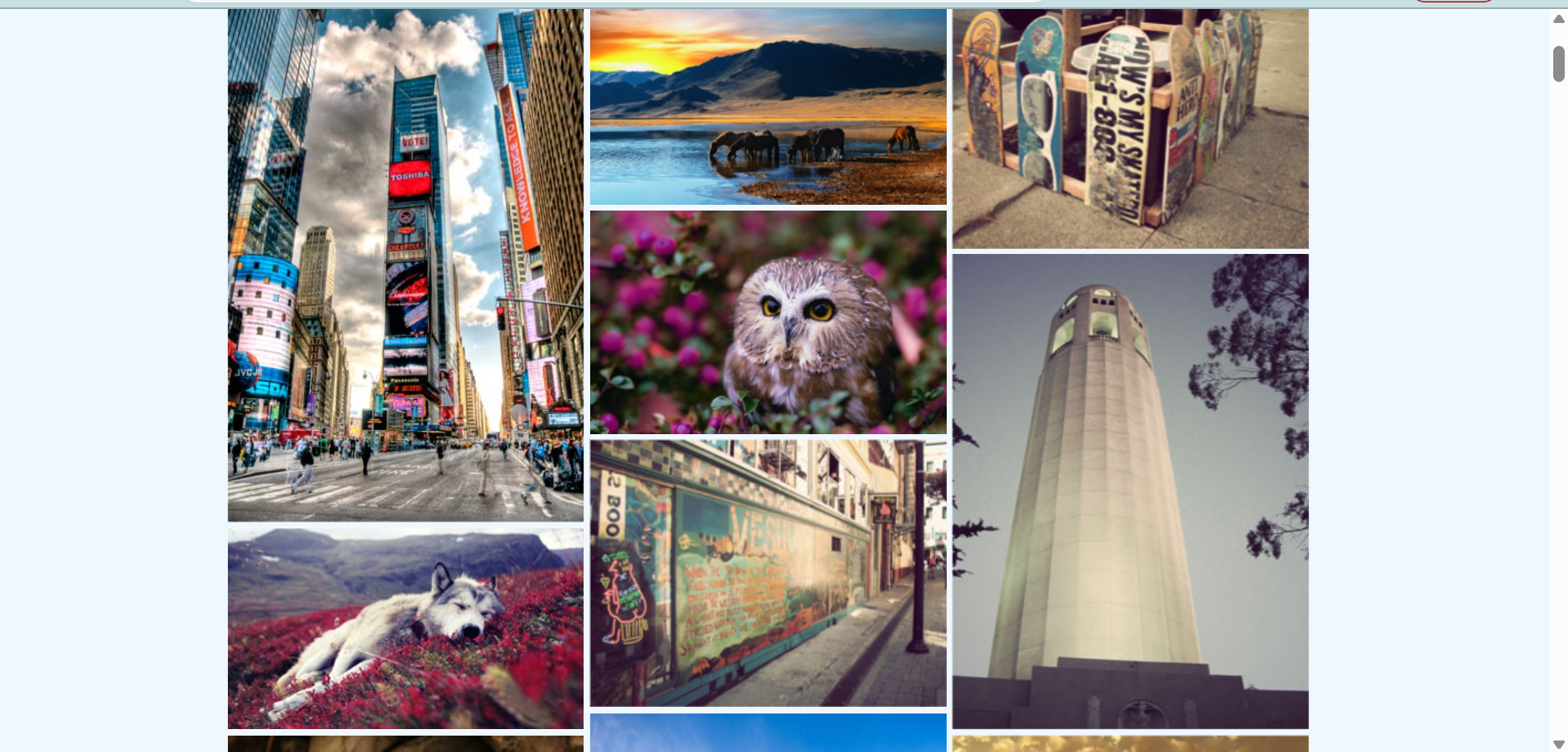 接上次基于github的照片墙瀑布流源码 接上次基于github的照片墙瀑布流源码