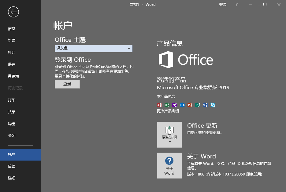 微软Office 2019 24年10月授权版