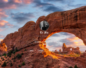 个人主页源码 翻盖式LOGO-云创项目库