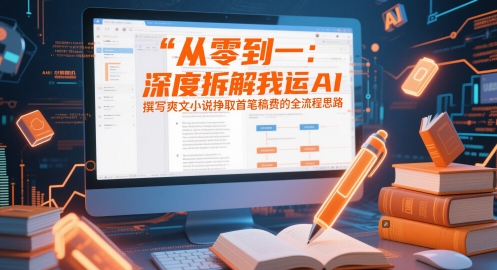 从零到一：深度拆解我运用AI撰写爽文小说挣取首笔稿费的全流程思路-云创项目库