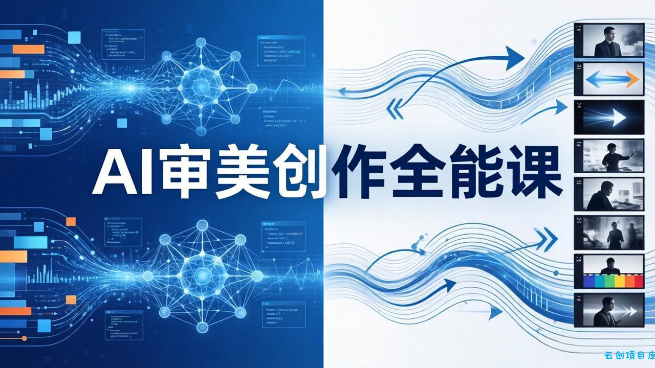 AI审美创作全能课-更新0706：MJ+Seedance+模型训练+影视分镜+编剧，一站式掌握AI艺术创作-云创项目库