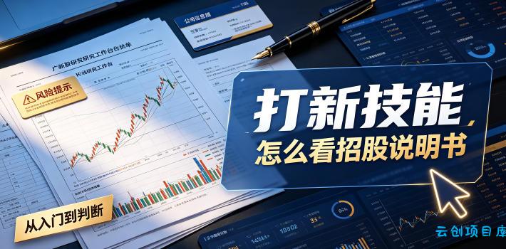 付费文章:打新技能,怎么看招股说明书-云创项目库