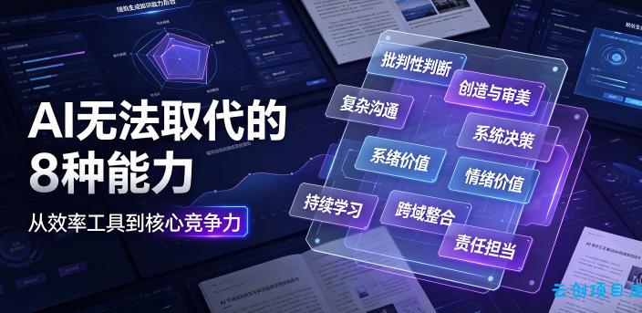 付费文章：AI无法取代的8种能力-云创项目库