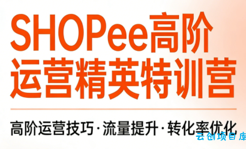 梦凡老师·Shopee虾皮高阶运营课程(更新)-云创项目库