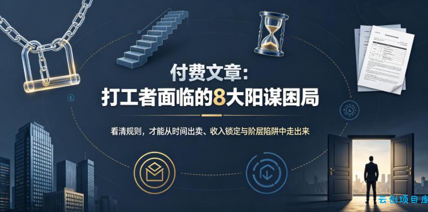 付费文章:打工者面临的8大阳谋困局