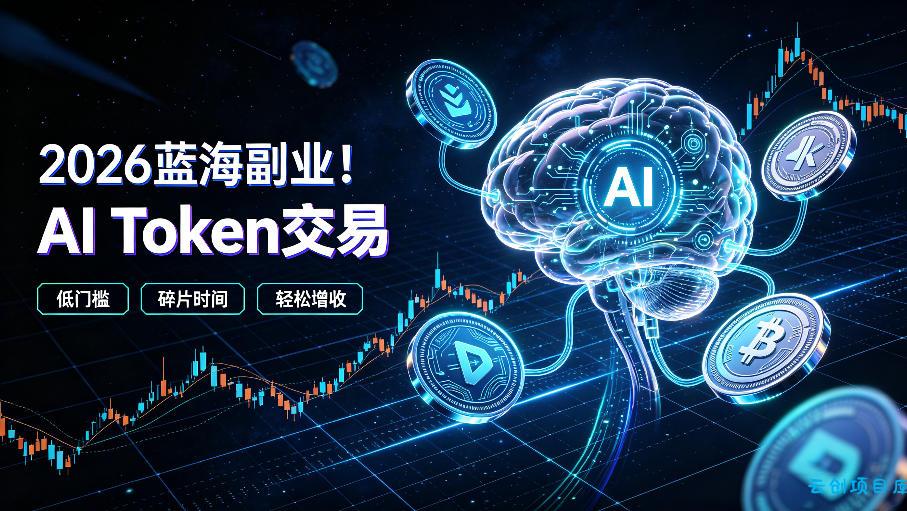2026全新风口副业｜AI智能Token交易，空闲时间轻松 賺 收益，无需全天盯盘【揭秘】-云创项目库