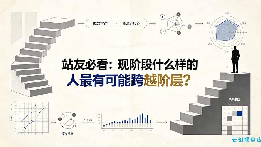 付费文章：站友必看：现阶段什么样的人最有可能跨越阶层?-云创项目库