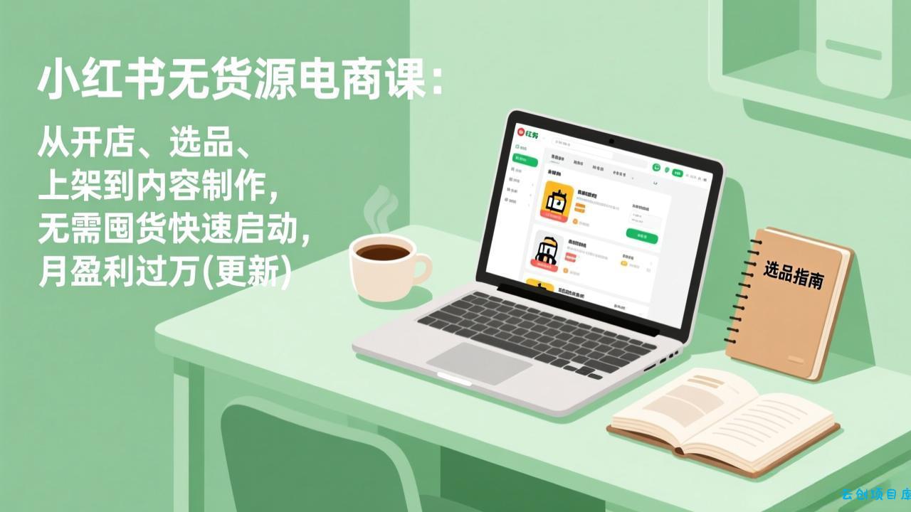 小红书无货源电商课(7月更新-云创项目库