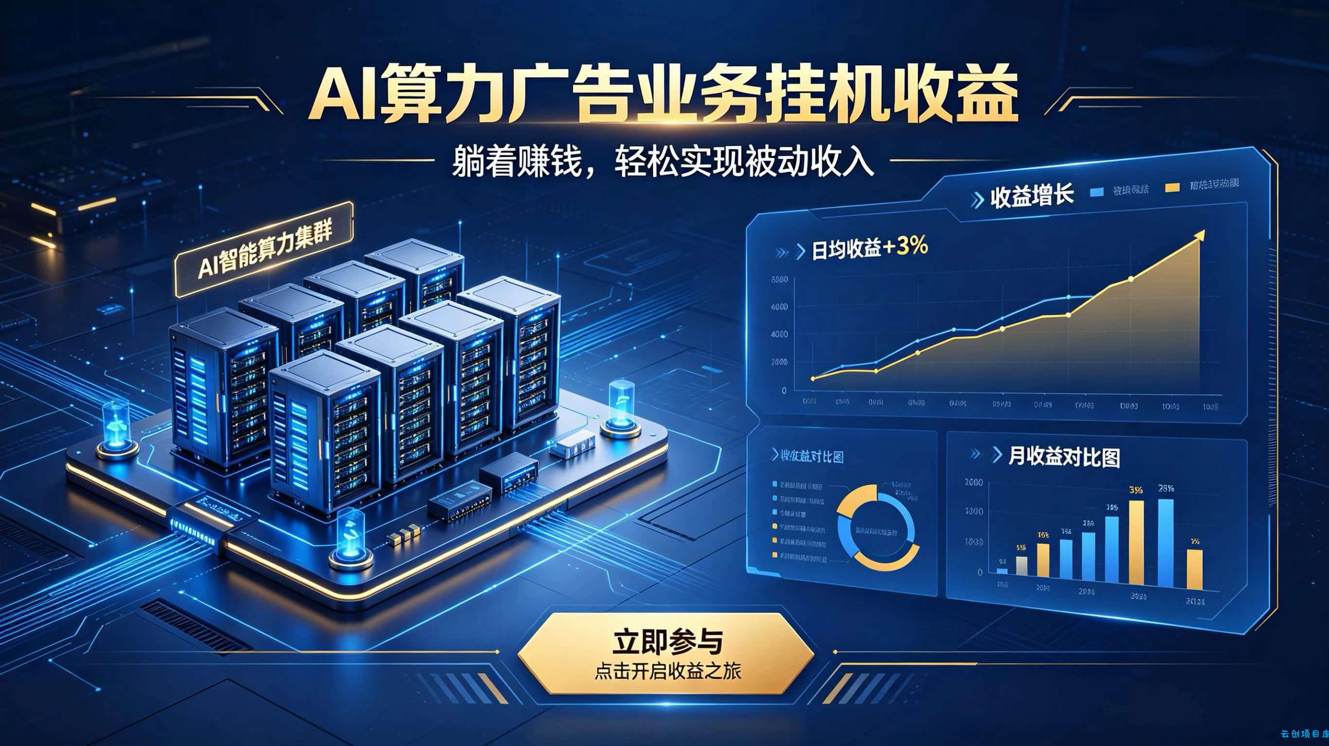 AI算力广告业务｜AI时代个人或工作室新赛道-云创项目库