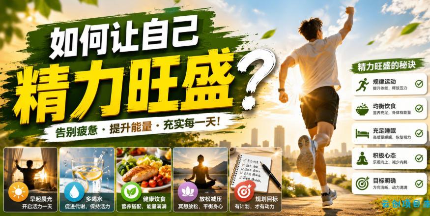 付费文章:如何让自己精力旺盛?