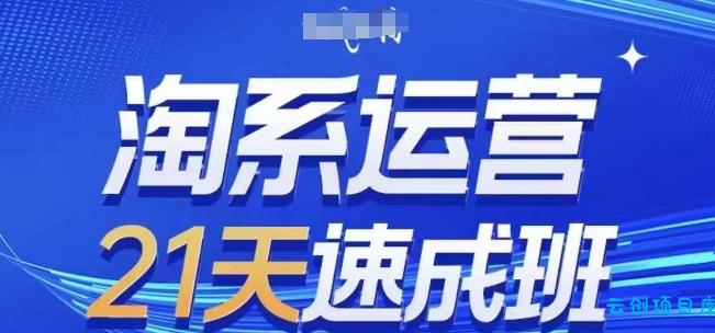 淘系运营21天速成班,0基础轻松搞定淘系运营,不做假把式,快速复制落地(更新26年8月)-云创项目库