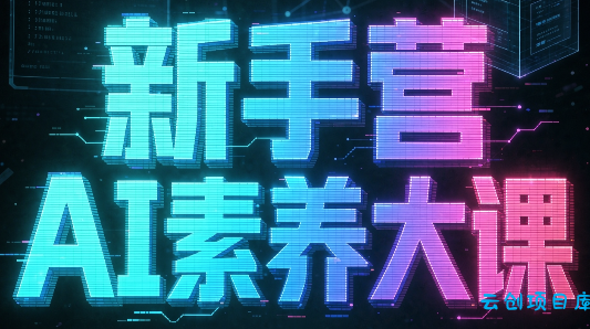 破局俱乐部·破局行动新手营AI素养大课-云创项目库