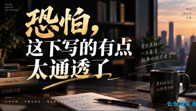 灏泽叔最新付费文章:恐怕,这下写的有点太通透了