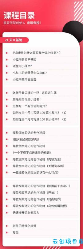 21天0基础小红书实操训练营|从账号搭建、流量逻辑到爆款笔记、垂直变现全突破