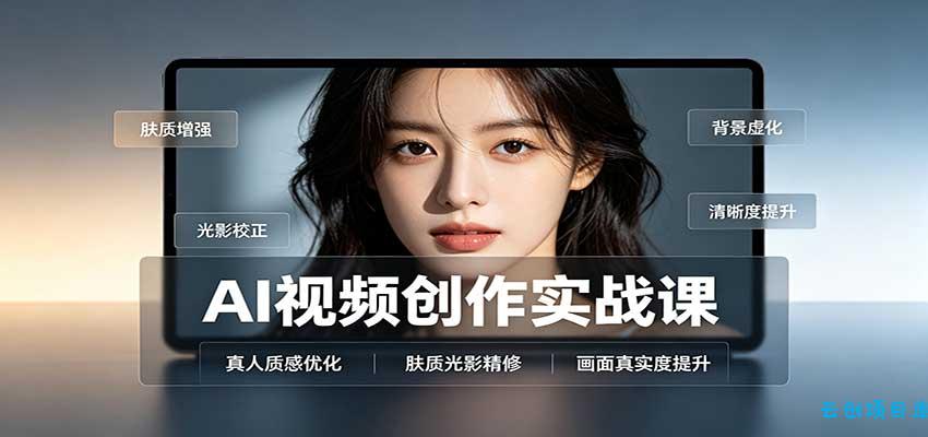 AI视频创作实战课：人物面部情绪调试，真人质感优化，提示词模板与变现方向-云创项目库