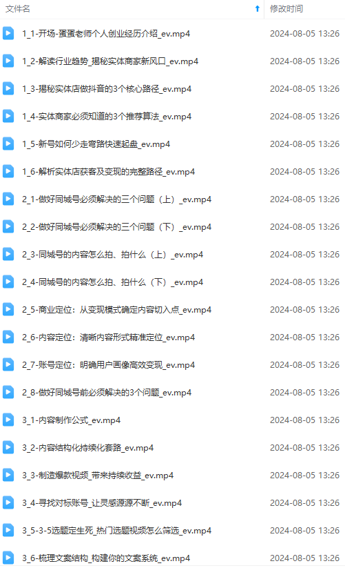 图片[1]-实体店老板获客特训营：认知、定位、文案、矩阵、直播、AI等(72节-云创项目库