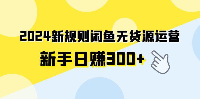 (9522期)2024新规则闲鱼无货源运营新手日赚300+-云创项目库