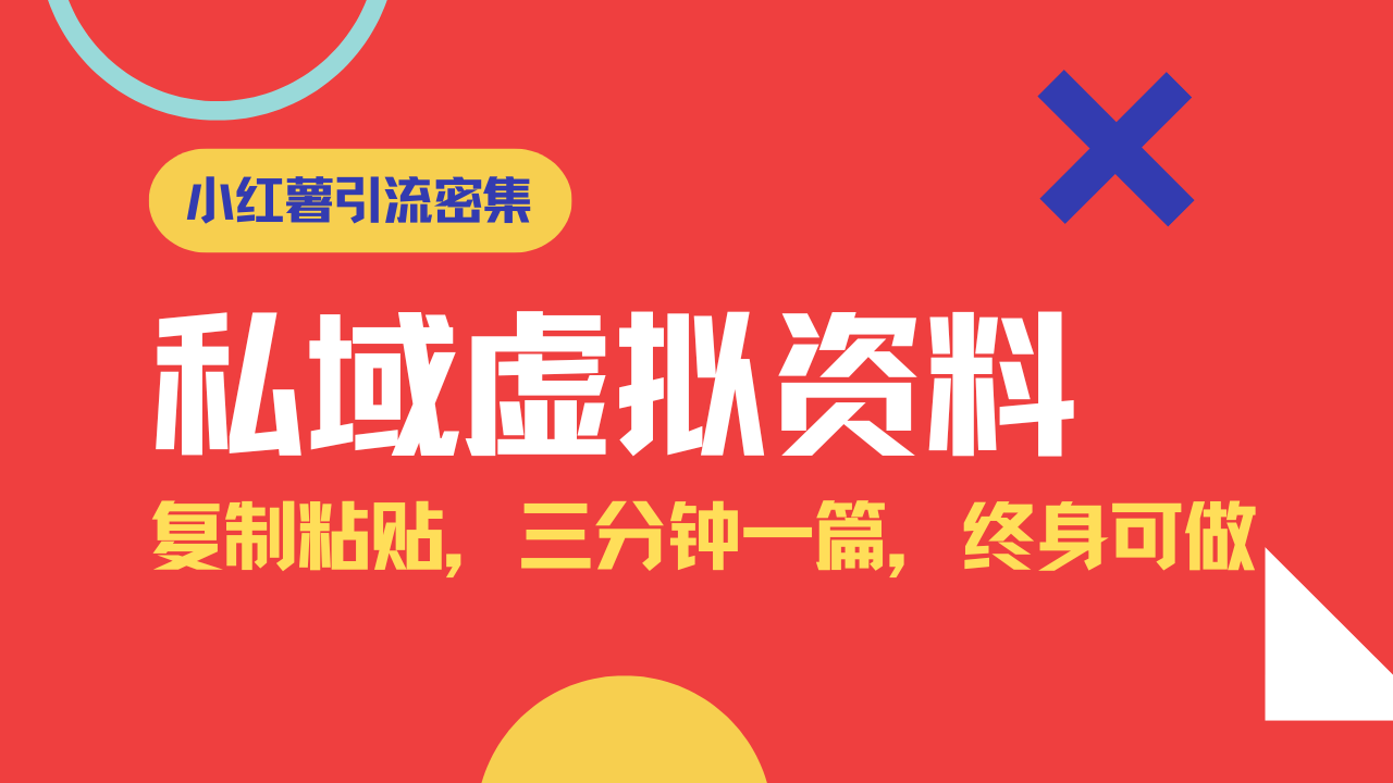 小红书引流私域旅游虚拟资料玩法，复制粘贴，三分钟一篇图文，日入1000…-云创项目库