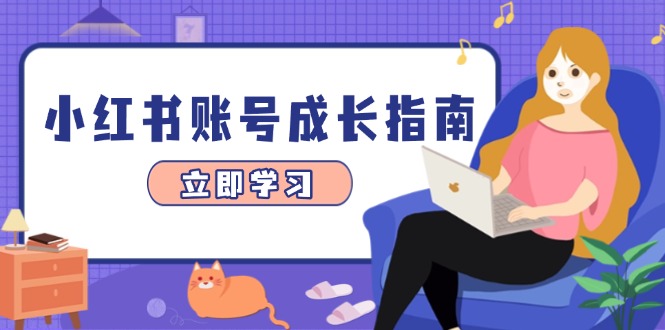 小红书账号成长指南，爆款选题+精准定位+数据分析，系统提升账号变现能力-云创项目库