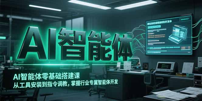 AI智能体零基础搭建课，从工具安装到指令调教，掌握行业专属智能体开发…-云创项目库