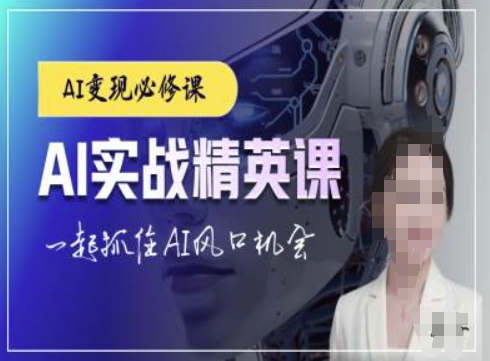 AI实战精英课，chatgptAI实战教程，一起抓住AI风口的机会-云创项目库