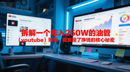 付费文章：拆解一个年入250W的油管(youtube)账号，我发现了挣钱的核心秘密-云创项目库