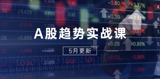 A股趋势实战课：主力动向+政策红利，2025全年策略5月更新-云创项目库