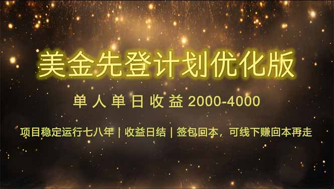 连续7-8年创单日收益冠军项目，日收益$600-1200-云创项目库