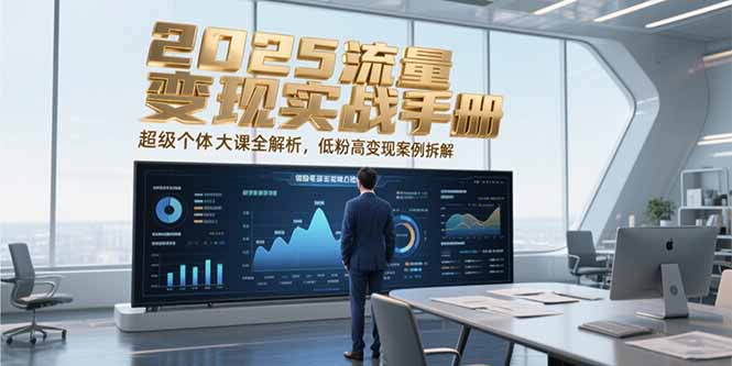 2025流量变现实战手册，超级个体大课全解析，低粉高变现案例拆解-云创项目库