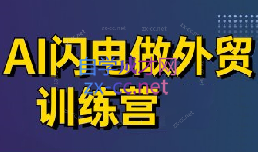 大卫·AI闪电做外贸训练营(更新5月)-云创项目库