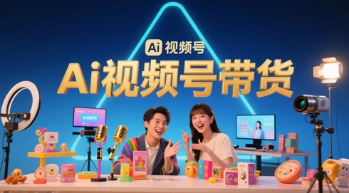 风口已至！AI视频号带货轻松月入过1W，99%的普通人却卡在内容制作门槛-云创项目库
