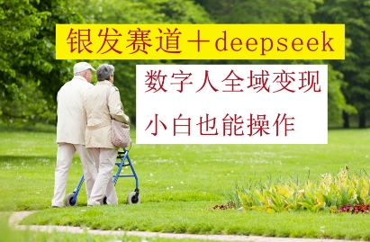 银发赛道+deepseek数字人全域变现，小白也能操作-云创项目库
