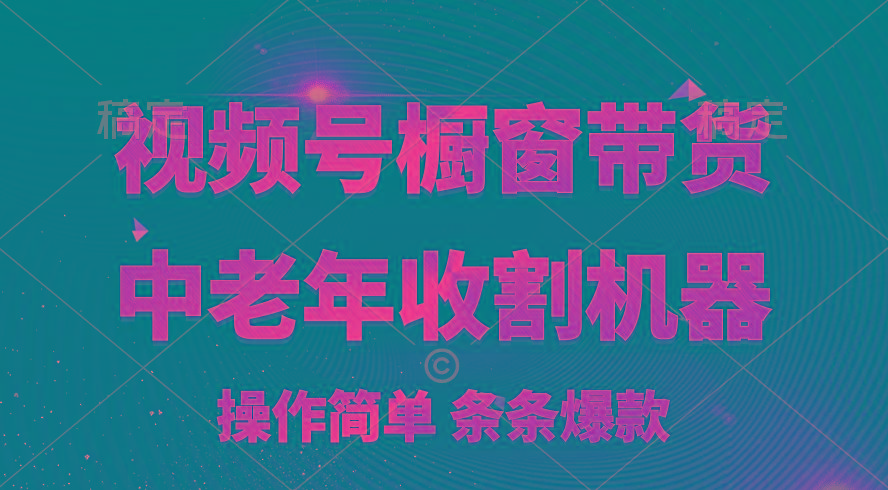 [你的孩子成功取得高位]视频号最火爆赛道，橱窗带货，流量分成计划，条…-云创项目库