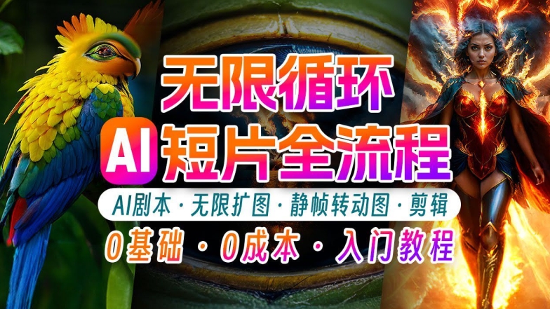 AI剪辑无限循环画面：新手轻松月入上万的秘技【揭秘】-云创项目库
