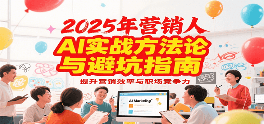 2025年营销实战方法论与避坑指南，利用AI提升营销效率与职场竞争力-云创项目库