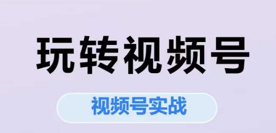 玩转视频号，视频号实战系列课-云创项目库