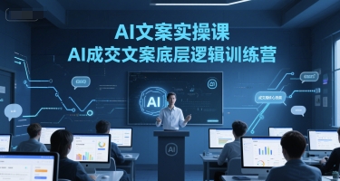 AI文案实操课，AI成交文案底层逻辑训练营-云创项目库