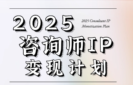 党老师·7天构建咨询师变现系统-云创项目库