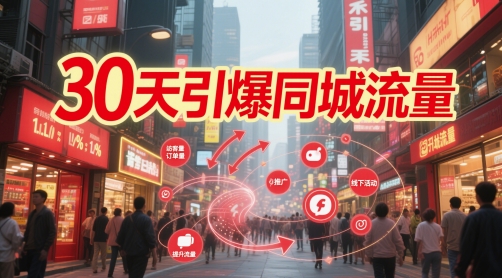 30天引爆同城流量：团购篇 认知篇 流量篇 来客篇 达人篇 老板人设IP篇 投流篇-云创项目库
