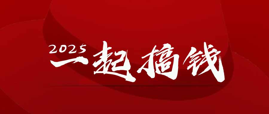 2025年，请“不择手段”去搞钱!-云创项目库
