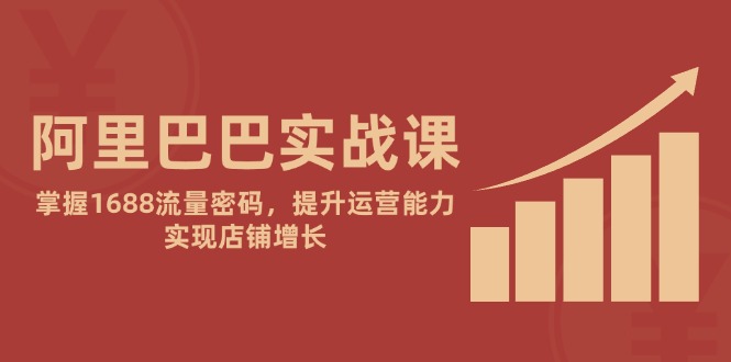 阿里巴巴实战课：掌握1688流量密码，提升运营能力，实现店铺增长-云创项目库